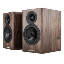 Acoustic Energy Bookshelf Speakers AE500 American Walnut Wood Veneer