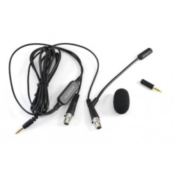 Audeze LCD-GX boom mic cable with splitter adapter