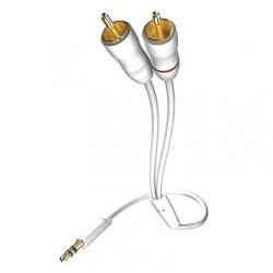 In-Akustik Audio Cable 2RCA 3.5mm x 3m star