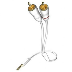 In-Akustik Audio video cable 2RCA 3.5mm x 10m star