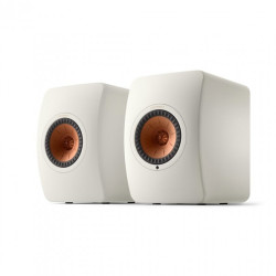KEF LS50W MKII Wireless Speakers (Pair), Mineral White