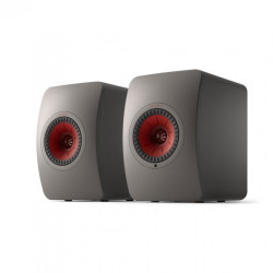 KEF LS50W MKII Wireless Speakers (Pair), Titanium Grey