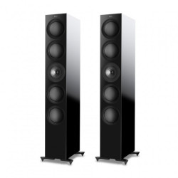 KEF R11 Floorstanding Speakers (Pair), Gloss Black