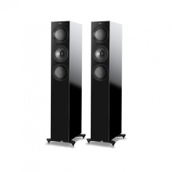 KEF R5 Floorstanding Speakers (Pair), Gloss Black