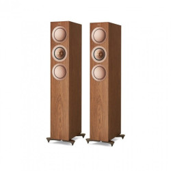 KEF R5 Floorstanding Speakers (Pair), Walnut
