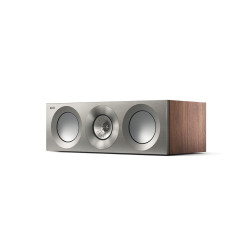 KEF Reference 2 Meta Center Channel Speakers in Satin Walnut Silver