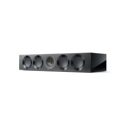 KEF Reference 4 Meta Center Channel Speakers in High Gloss Black Grey