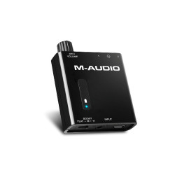 M-Audio Bass Traveler Portable Headphone Amplifier with Dual Outputs and 2-Level Boost