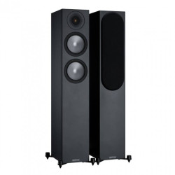 Monitor Audio Bronze 200 Floorstanding Speakers (Pair), Black