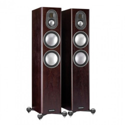 Monitor Audio Gold 200 5G Floorstanding Speakers (Pair), Dark Walnut