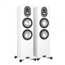 Monitor Audio Gold 300 5G Floorstanding Speakers (Pair), Satin White