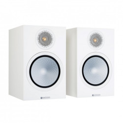 Monitor Audio Silver 100 7G Bookshelf Speakers (Pair), Satin White