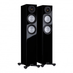 Monitor Audio Silver 200 7G Floorstanding Speaker (Pair), Gloss Black