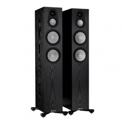 Monitor Audio Silver 300 7G Floorstanding Speaker (Pair), Black Oak