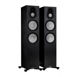 Monitor Audio Silver 500 7G Floorstanding Speaker (Pair), Black Oak