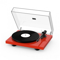 Pro-Ject Debut Carbon Evo Turntable (Cartridge Included), Gloss Red