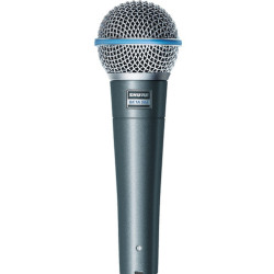 Shure Beta 58A Handheld Supercardioid Dynamic Microphone