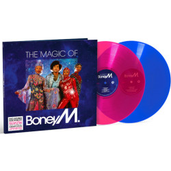 BONEY M - THE MAGIC OF BONEY M - MAGENTA TRANSPARENT & BLUE TRANSPARENT VINYL (2LP)