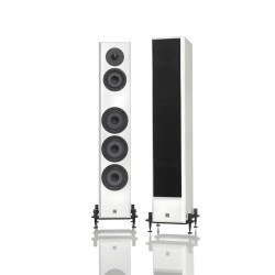 Vienna Acoustics Floorstanding Speakers Beethoven Concert Grand Reference Piano White