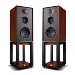 Wharfedale 2-Way Standmount Speaker Linton (With Stand) Mahogany Red (pair)