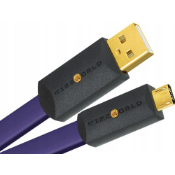 Wireworld Ultraviolet 8 USB 2.0 (A to Micro B) Flat Cab 0.6m